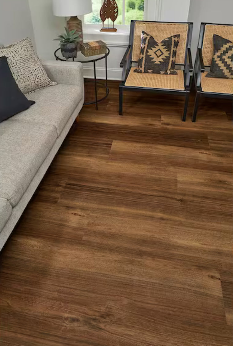 Lifeproof Walnut Click Lock Waterproof Luxury Vinyl Plank Flooring 6.5MM 28ML Wear Layer ONLY PICK UP