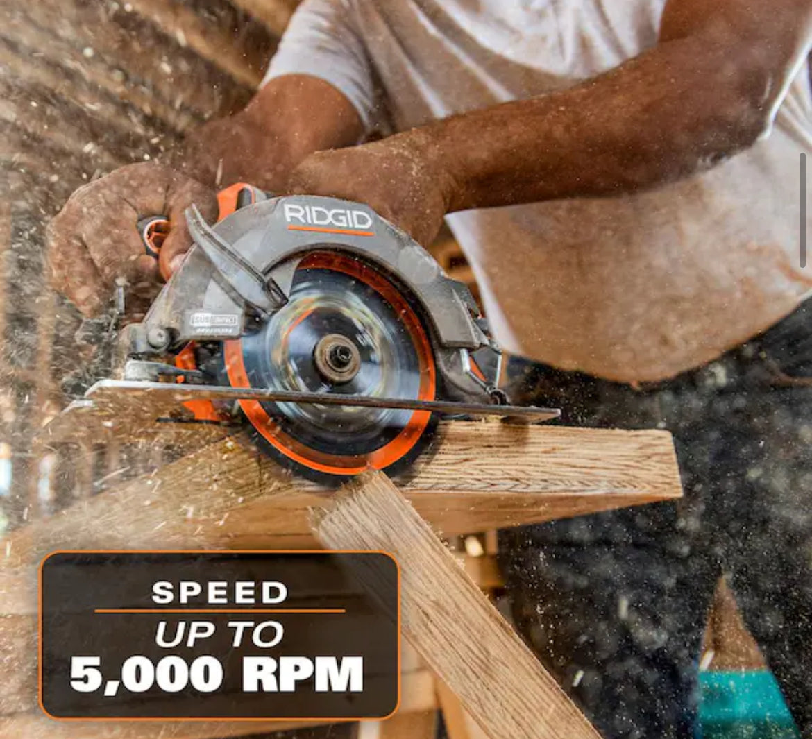 RIDGID18V SubCompact Brushless Cordless 6-1/2 in. Circular Saw