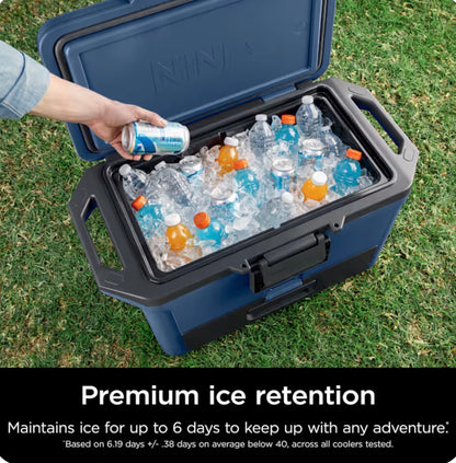 “ONLY PICK UP “NINJA FrostVault 50- qt Hard Cooler with Dry Zone in Lakeshore Blue