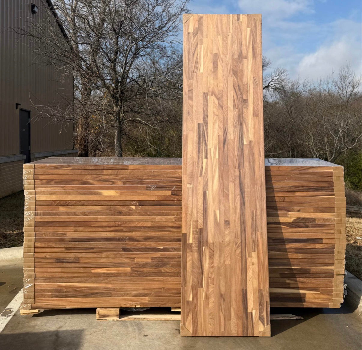 “ONLY PICK UP “Unfinished Walnut 8 ft. L x 25 in. Solid Wood Butcher Block Countertop