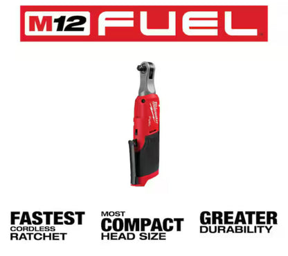 MilwaukeeM12 FUEL 12-Volt Lithium-Ion Brushless Cordless High Speed 3/8 in. Ratchet