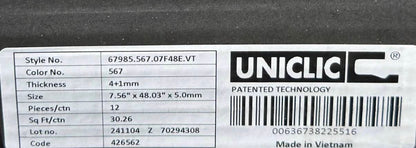 “ONLY PICK UP “MOHAWK Marigold Waterproof Luxury Vinyl Flooring 5MM 20Mil Wearlayer Clicklock  7.53" X 48.03"