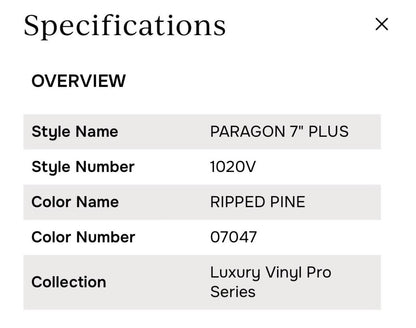 “ONLY PICK UP”SHAW Ripped Pine Waterproof Luxury Vinyl Flooring 5.5 20Mil Wearlayer Clicklock 7” x 48”