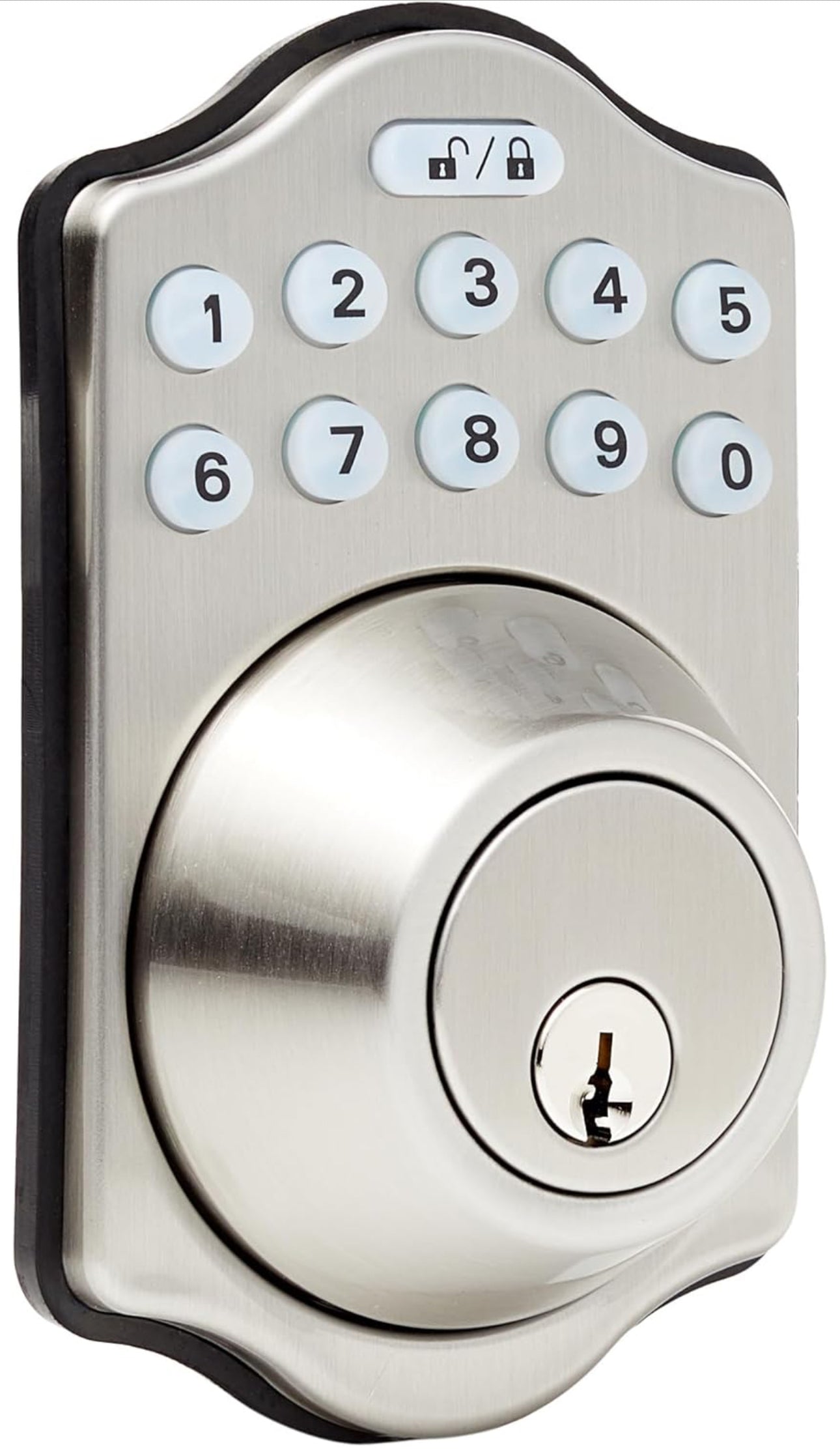 Shield Security® Electronic Keypad Lock (Satin Nickel)