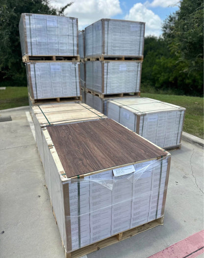 “ONLY PICK UP” Riverway Oak Luxury Vinyl Plank Flooring 7” x 48” 5MM Thickness 12Mil Wear layer