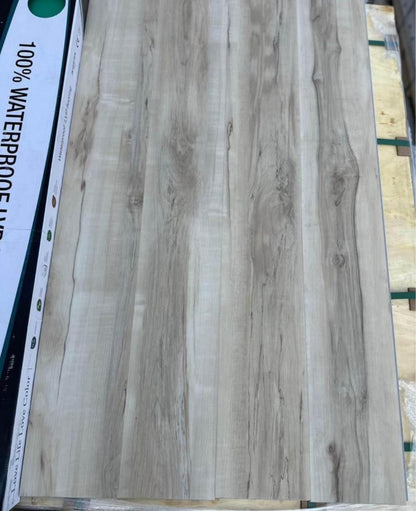 Noor vinyl Plank 5.5MM Natural Maple  - 22 Mil Wear Layer by Fid Floors Waterproof ( PICK UP ONLY)