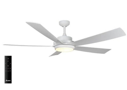 Delta Breez Pleasanton 72" Ceiling Fan with LED, Remote, Indoor/Outdoor, White