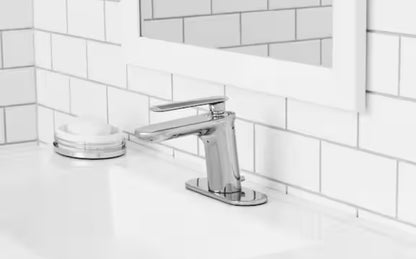 Glacier Bay Carmine Single Hole Single-Handle Bathroom Faucet in Chrome