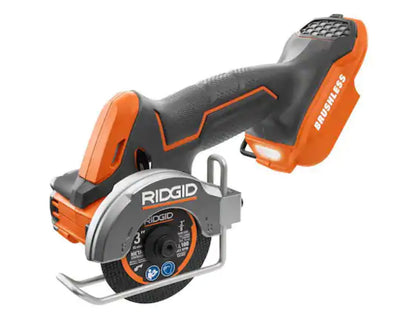 RIDGID18V SubCompact Brushless Cordless 3 in. Multi-Material Saw with (3) Cutting Wheels