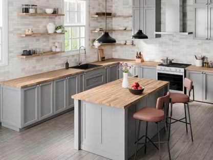 “ONLY PICK UP”
Unfinished Acacia Butcher Block Countertop Island with Standard Edge 6 ft. L x 39 in. D