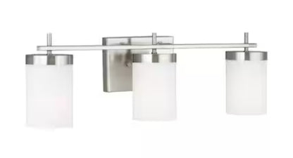 Generation Lighting Zire 24-in 3-Light Brushed Nickel LED Modern/Contemporary Vanity Light