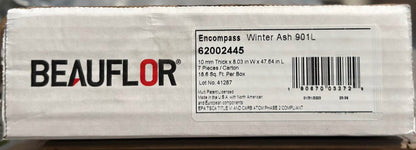 Beauflor Encompass Winter Ash laminate wood flooring 10MM Thickness Scratch & Water Resistant 8”x48” “ONLY PICK UP”