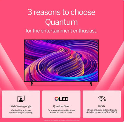 VIZIO 55" Class Quantum 4K QLED HDR Smart TV (M55Q6-L4) "PICK UP ONLY"