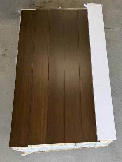 Chestnut Charm Bamboo Plank Flooring 100% waterproof Click-Lock 7.5”x73” Wood Grain Look 8.3MM Thick (ONLY PICK UP)