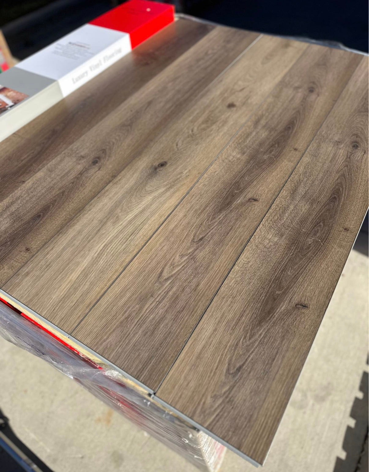 (ONLY PICK UP) Dundee Luxury Vinyl Plank Waterproof Flooring 7”x48” Click-Lock 23.68SqftBox