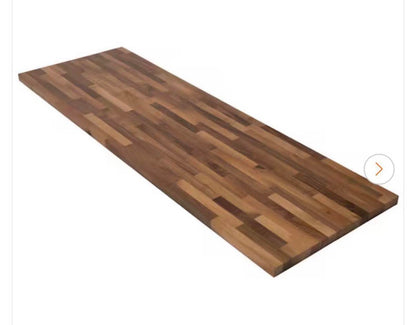 “ONLY PICK UP “Unfinished Walnut 8 ft. L x 25 in. Solid Wood Butcher Block Countertop