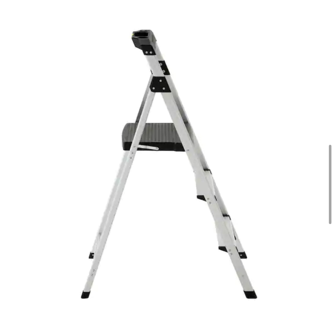 Gorilla Ladders3-Step Aluminum Step Stool Ladder, 250 lbs. Type I Duty Rating (9ft. Reach Height)