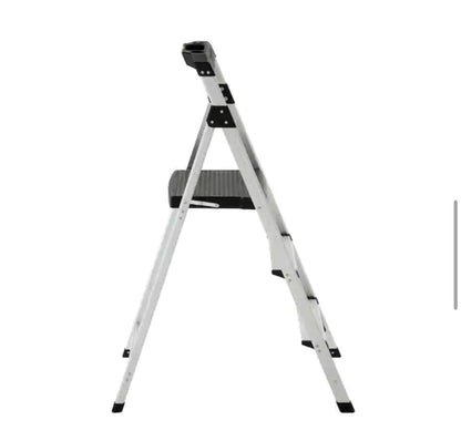 Gorilla Ladders3-Step Aluminum Step Stool Ladder, 250 lbs. Type I Duty Rating (9ft. Reach Height)