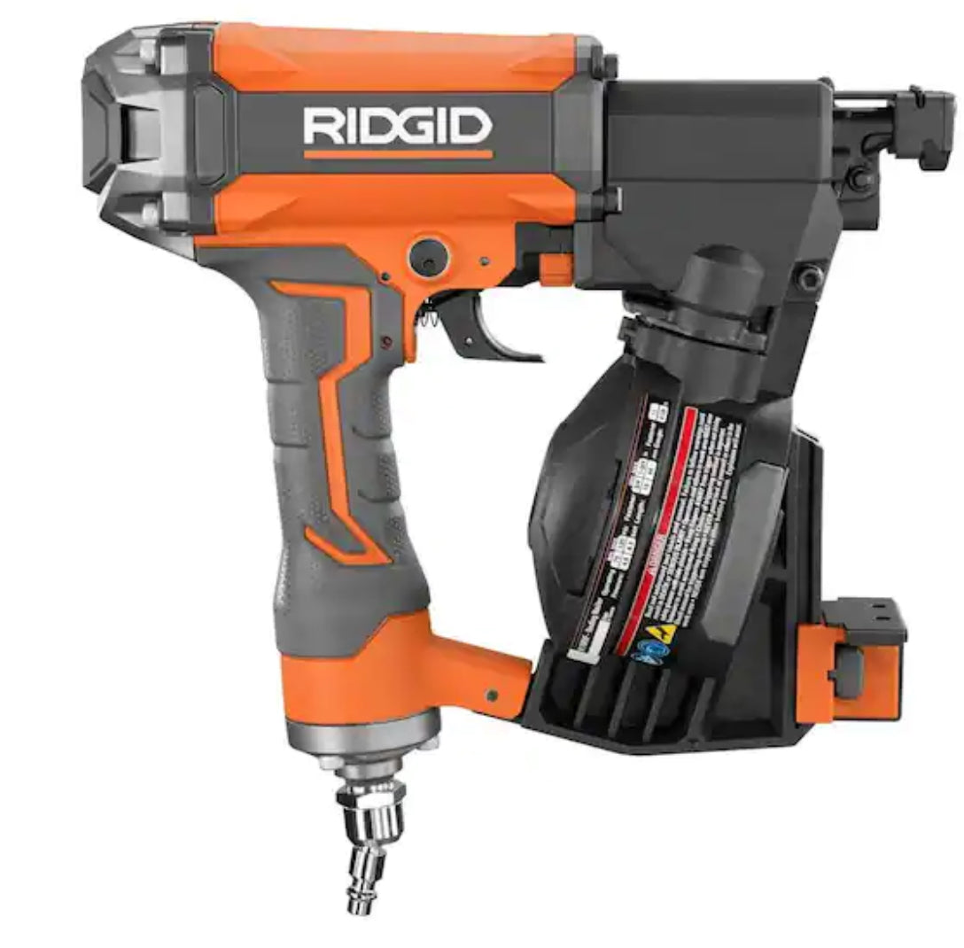 RIDGIDPneumatic 15 Deg. 1-3/4 in. Coil Roofing Nailer