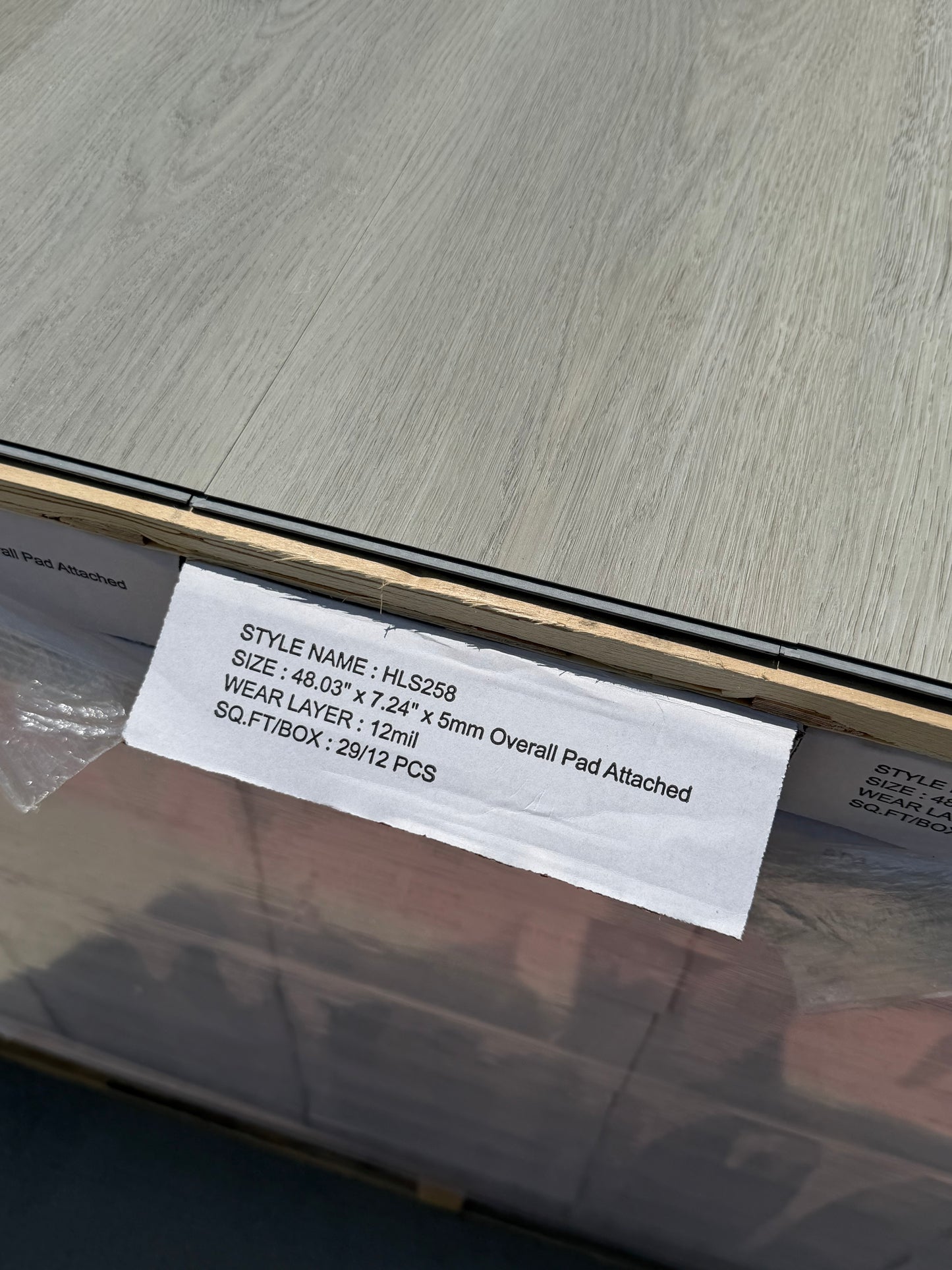 Ridgid Core Luxury Vinyl Plank Flooring 5MM Thickness 12Mil Wear Layer