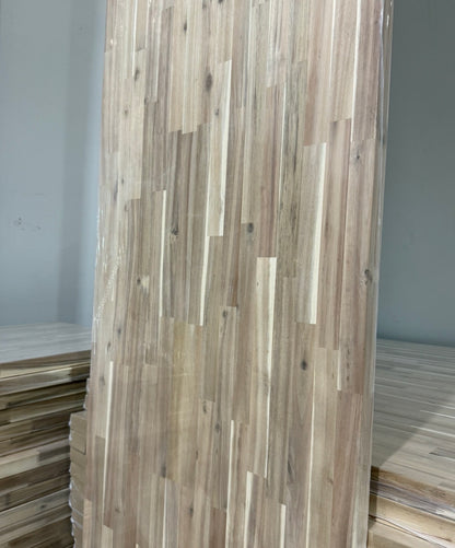 PICK UP ONLY 
Acacia Unfinished Butcher Block Countertops 12’ x 25” x 1.5”