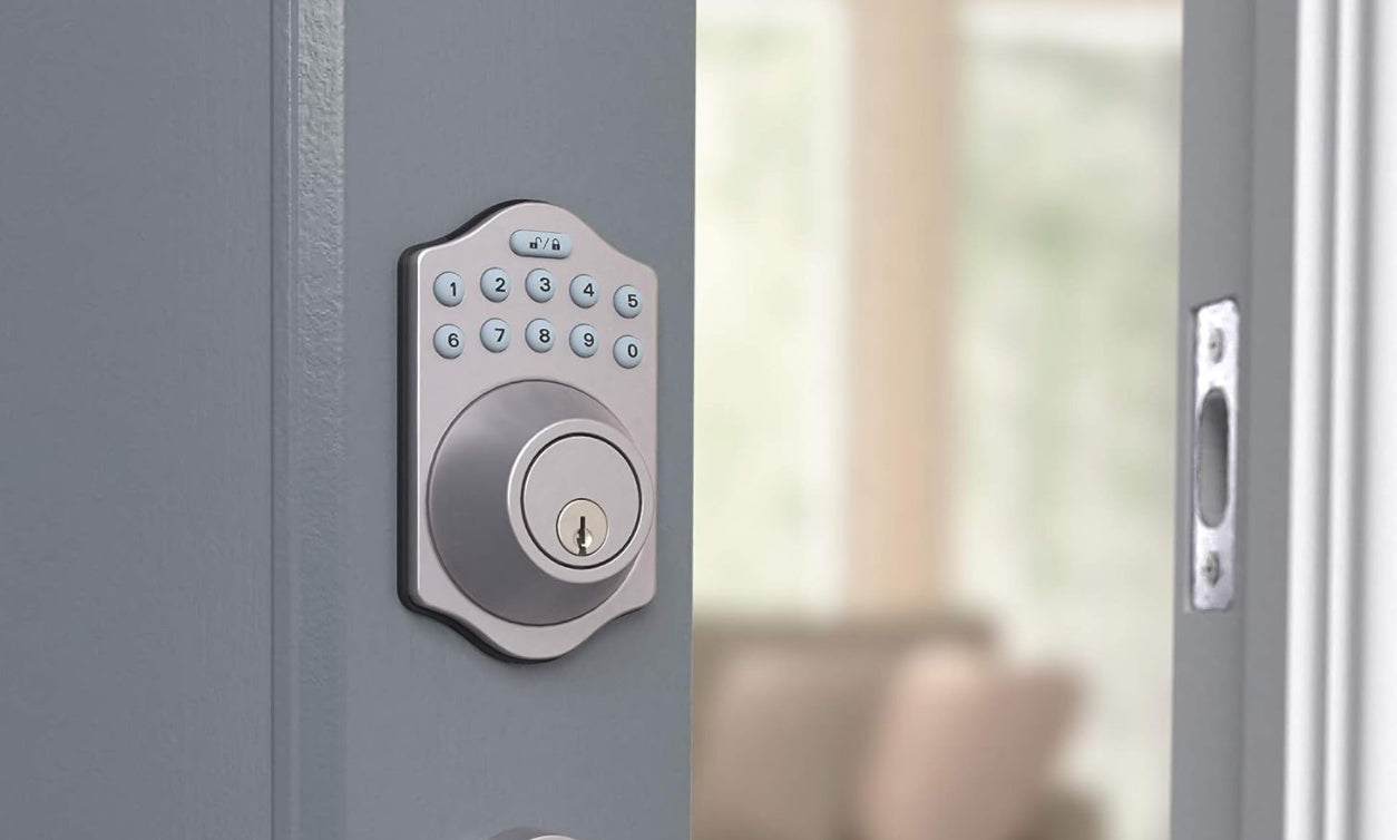 Shield Security® Electronic Keypad Lock (Satin Nickel)