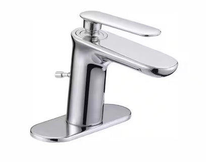 Glacier Bay Carmine Single Hole Single-Handle Bathroom Faucet in Chrome