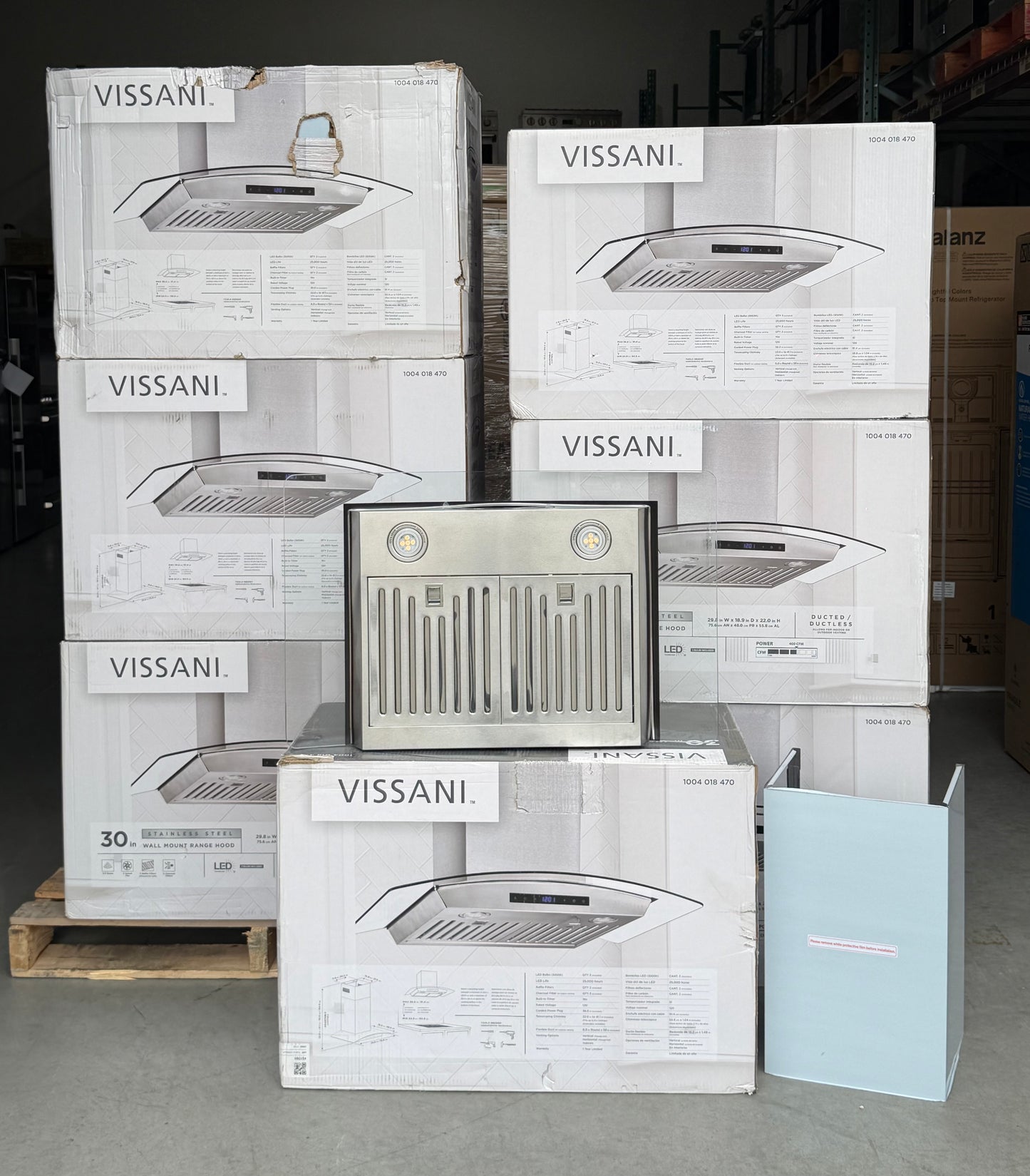 — LABOR DAY SPECIAL —-
PICK UP ONLY

Vissani 30 in. W Convertible Glass Wall Mount Range Hood with 2 Charcoal Filters in Stainless Steel