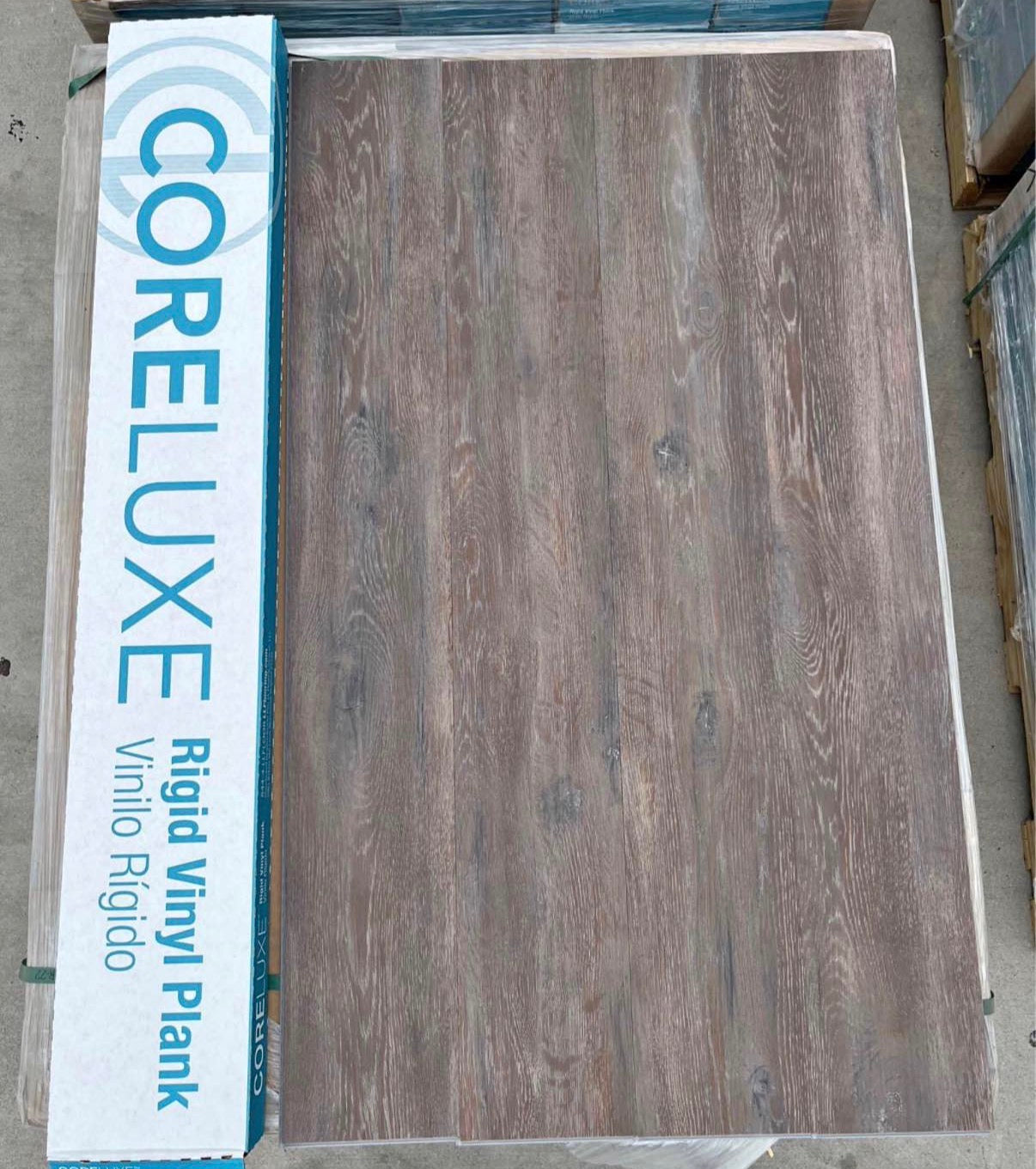 ONLY PICK UP “CORELUXE SERENE GARDEN OAK  Waterproof Luxury Vinyl Flooring 6MM 20Mil Wearlayer Clicklock 7” x48”