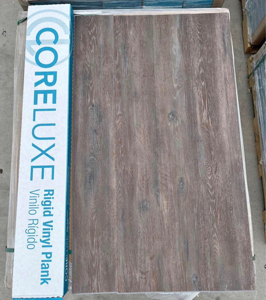 ONLY PICK UP “CORELUXE SERENE GARDEN OAK  Waterproof Luxury Vinyl Flooring 6MM 20Mil Wearlayer Clicklock 7” x48”