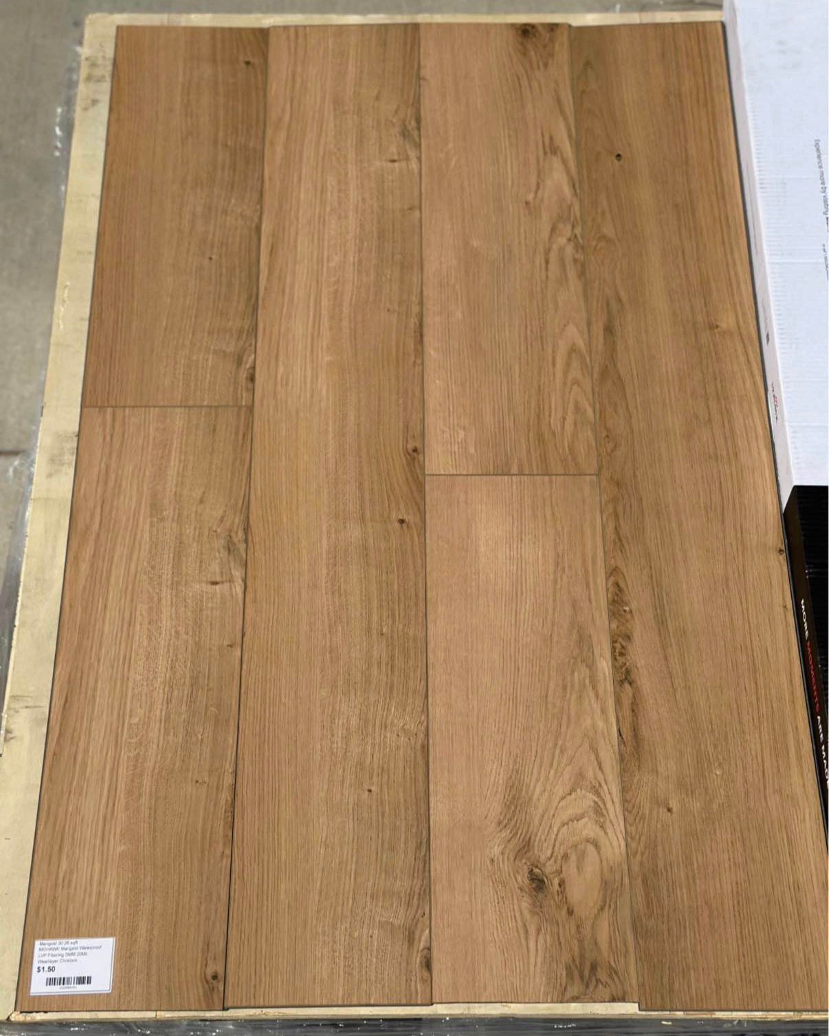 “ONLY PICK UP “MOHAWK Marigold Waterproof Luxury Vinyl Flooring 5MM 20Mil Wearlayer Clicklock  7.53" X 48.03"