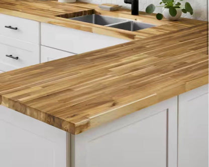 “ONLY PICK UP”
Unfinished Acacia Butcher Block Countertop Island with Standard Edge 6 ft. L x 39 in. D