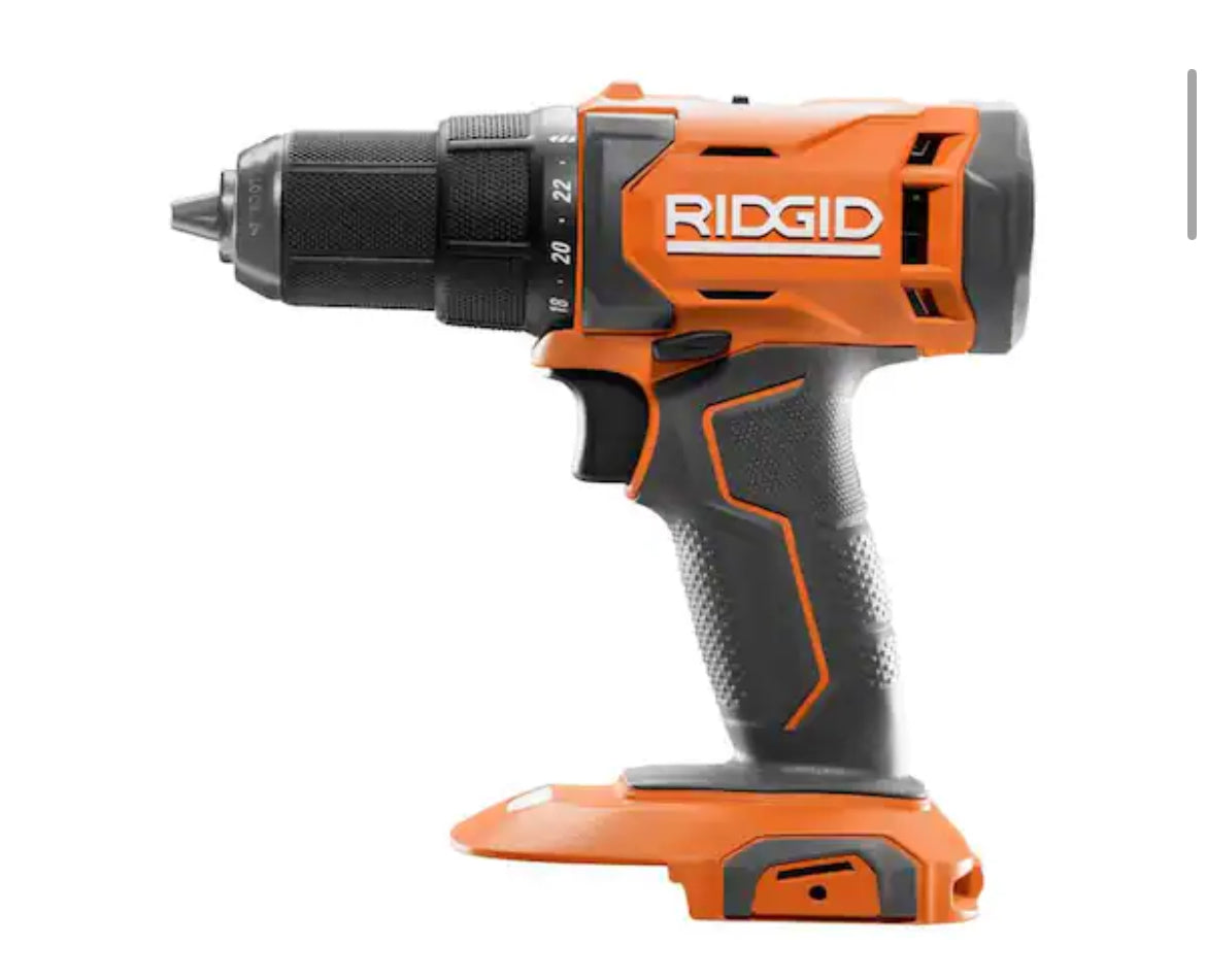 RIDGID18V Cordless 1/2 in. Drill/Driver Kit with (1) 2.0 Ah Battery and Charger