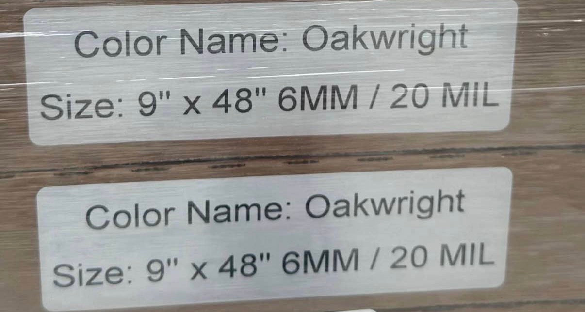 “ONLY PICK UP “CORELUXE OAK WRIGHT Waterproof Luxury Vinyl Flooring 6MM 20Mil Wearlayer Clicklock 9” x48”