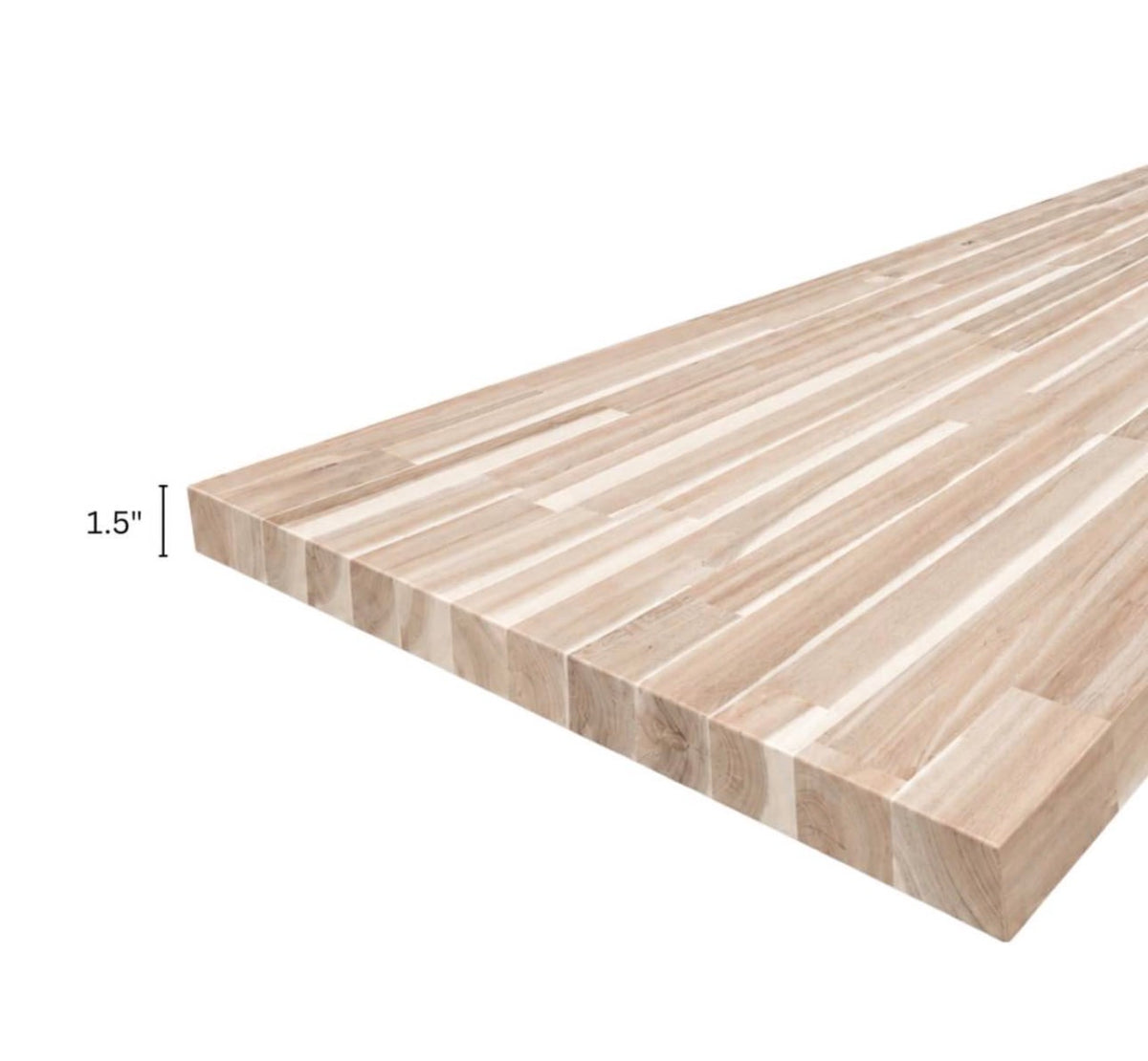 PICK UP ONLY 
Acacia Unfinished Butcher Block Countertops 12’ x 25” x 1.5”