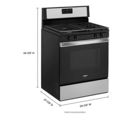 Whirlpool 5.0 cu. ft. gas range with SpeedHeat™ burner