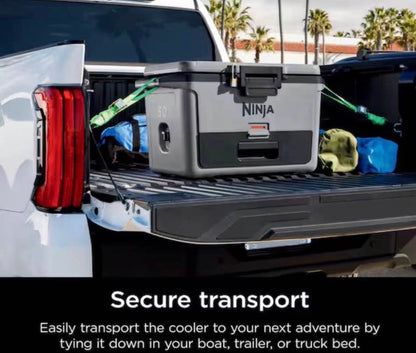 NINJA FrostVault 50- qt Hard Cooler with Dry Zone in Slate Gray