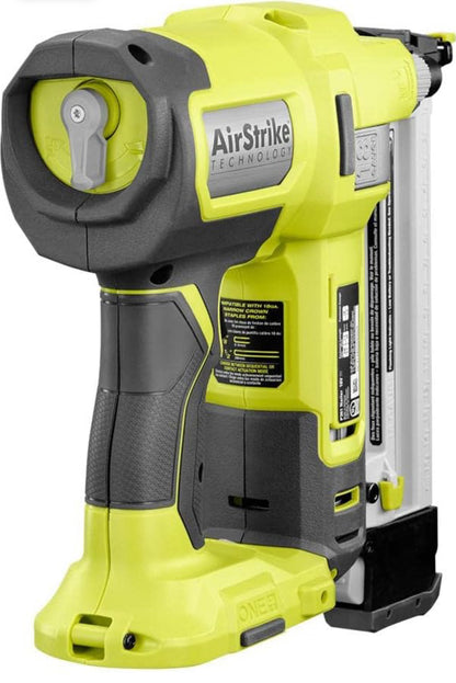 RYOBIONE+ 18V 18-Gauge Cordless AirStrike Narrow Crown Stapler (Tool Only)(No battery no charger)