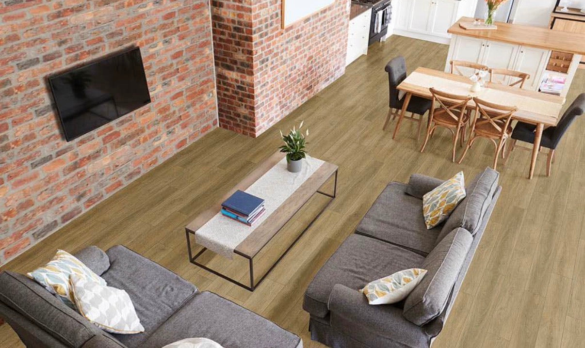 (ONLY PICK UP)Caldwell Waterproof Luxury Vinyl Plank 
5MM W/ 20Mil WearLayer Scratch Resistant Flooring