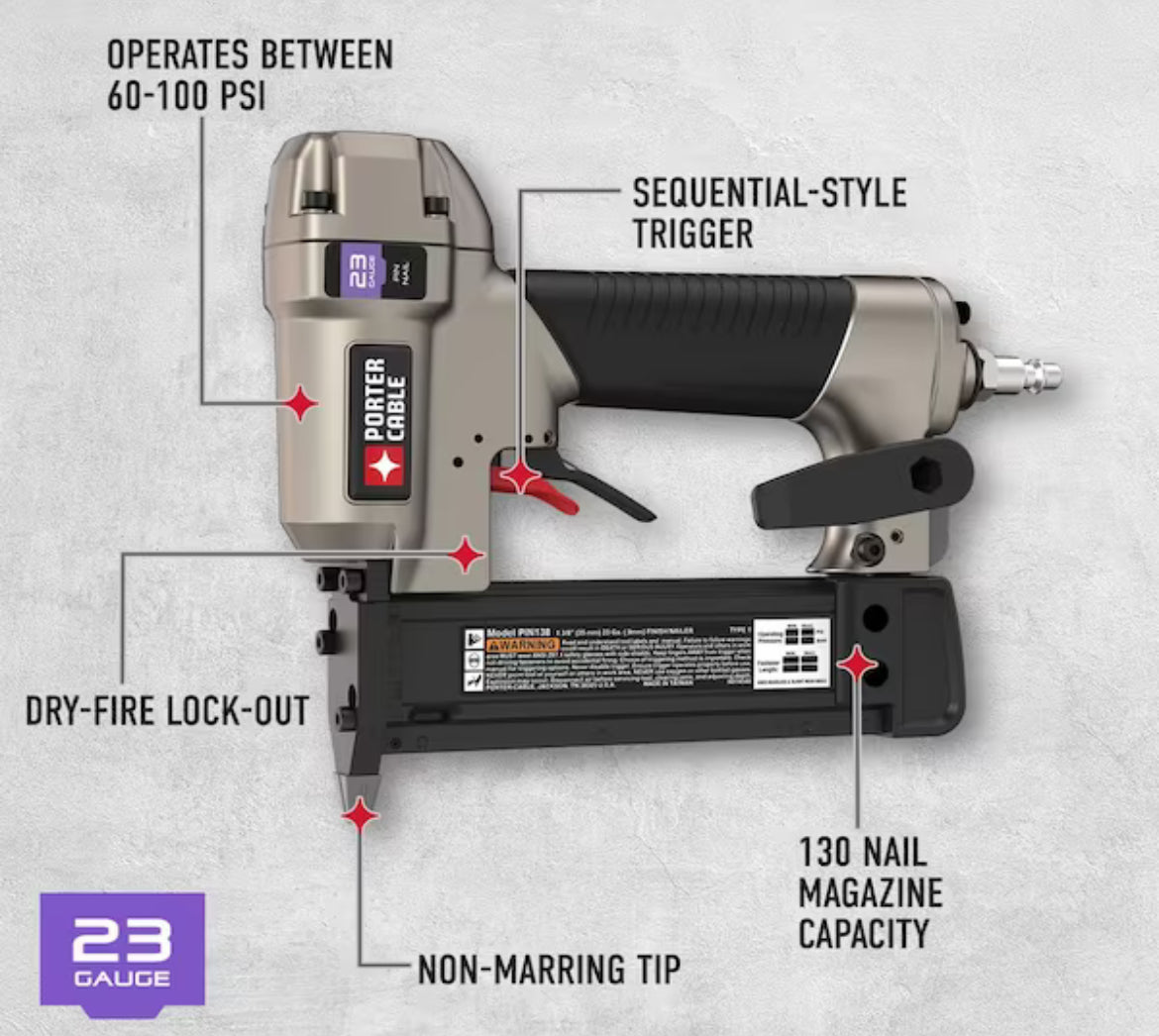 Porter-Cable23-Gauge 1-3/8 in. Pin Nailer