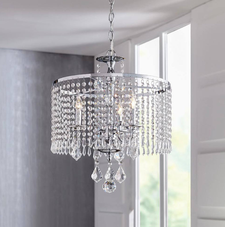 Home Decorators Collection
Calisitti 3-Light Polished Chrome Chandelier with K9 Crystal Dangles