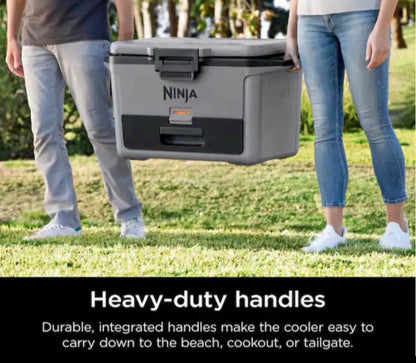 NINJA FrostVault 50- qt Hard Cooler with Dry Zone in Slate Gray