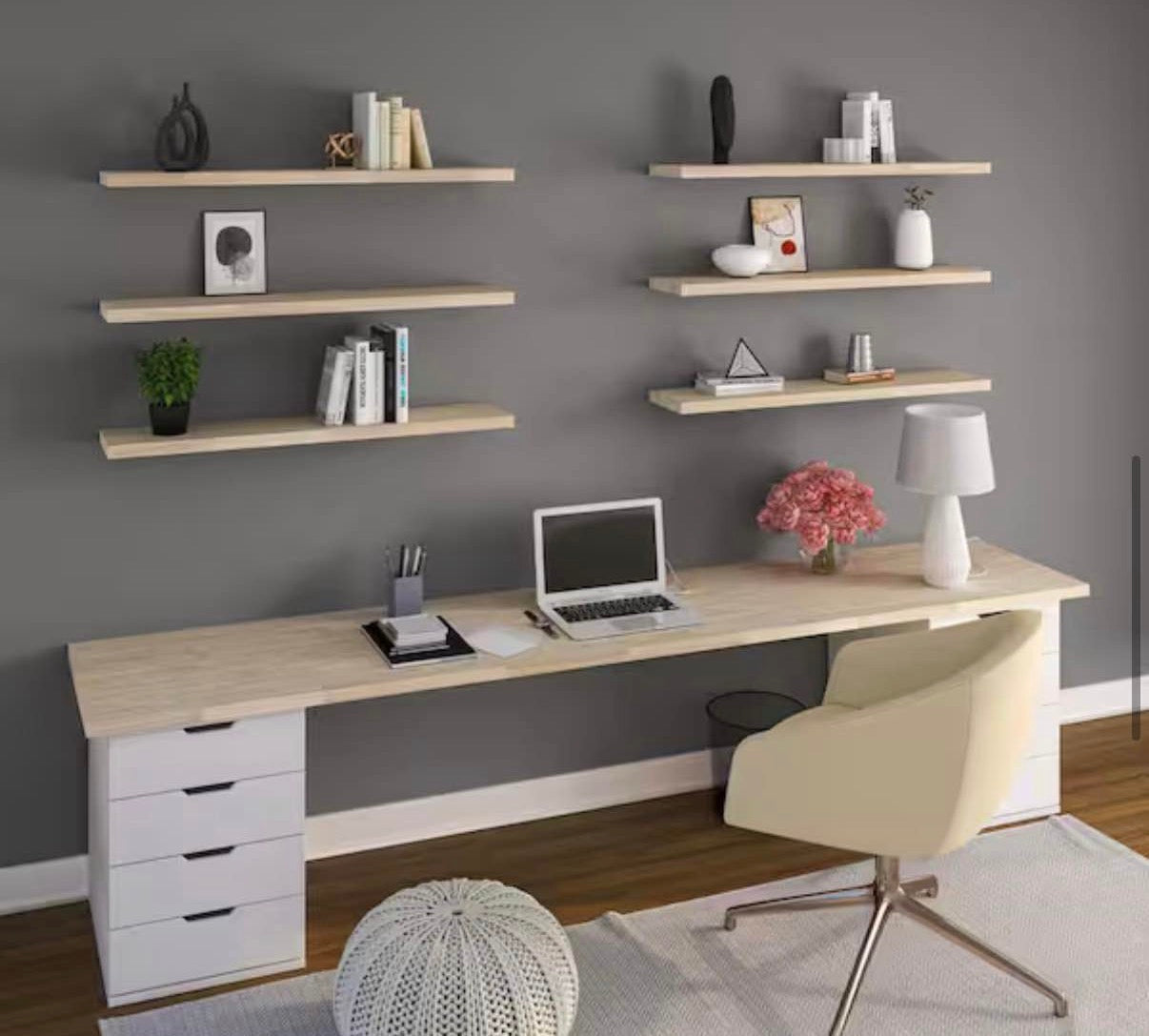 “ONLY PICK UP “ HARDWOOD REFLECTIONS 10 ft. L x 25 in. D Unfinished Hevea Solid Wood Butcher Block Countertop with Square Edge