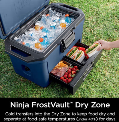 “ONLY PICK UP “NINJA FrostVault 50- qt Hard Cooler with Dry Zone in Lakeshore Blue