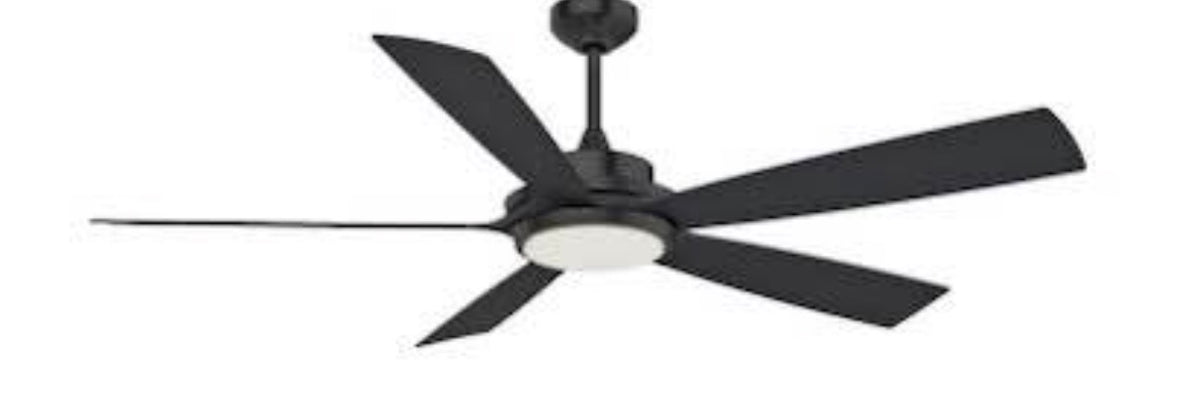 Delta Breez Pleasanton 72 Inch Ceiling Fan Black 5 Blade With Remote