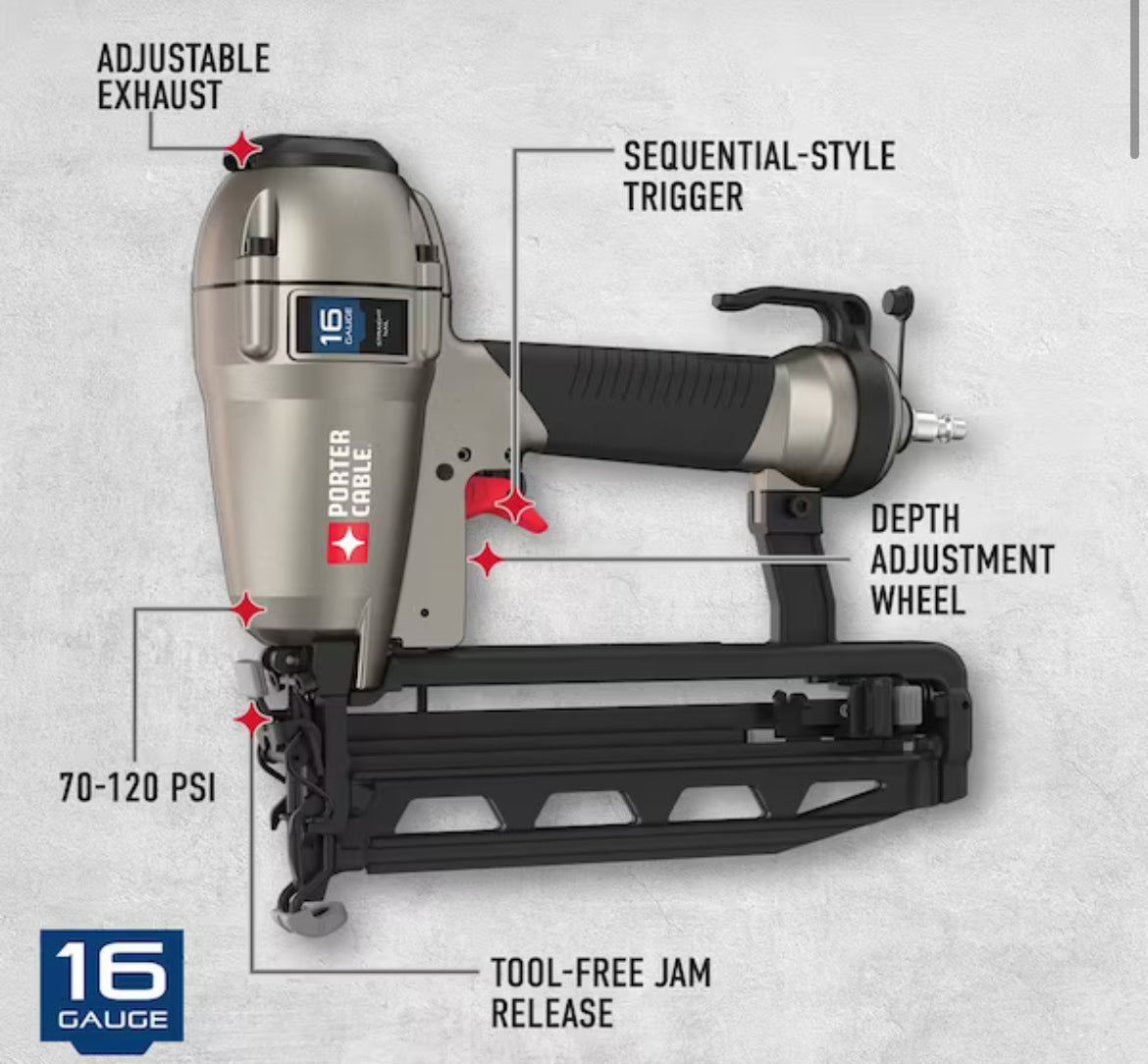 Porter-CablePneumatic 16-Gauge 2-1/2 in. Nailer Kit