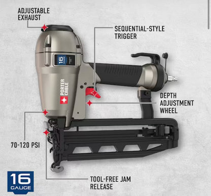 Porter-CablePneumatic 16-Gauge 2-1/2 in. Nailer Kit