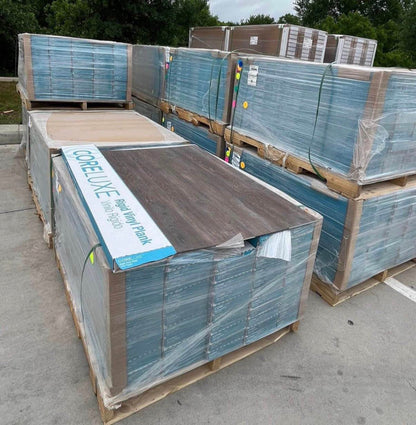 ONLY PICK UP “CORELUXE SERENE GARDEN OAK  Waterproof Luxury Vinyl Flooring 6MM 20Mil Wearlayer Clicklock 7” x48”