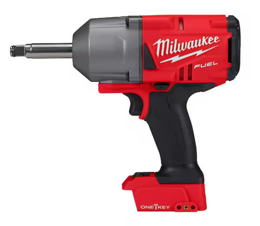 Milwaukee M18 ONE-KEY FUEL 18V Lithium-Ion Brushless Cordless 1/2 in. Impact Wrench with Extended Anvil “TOOL ONLY”